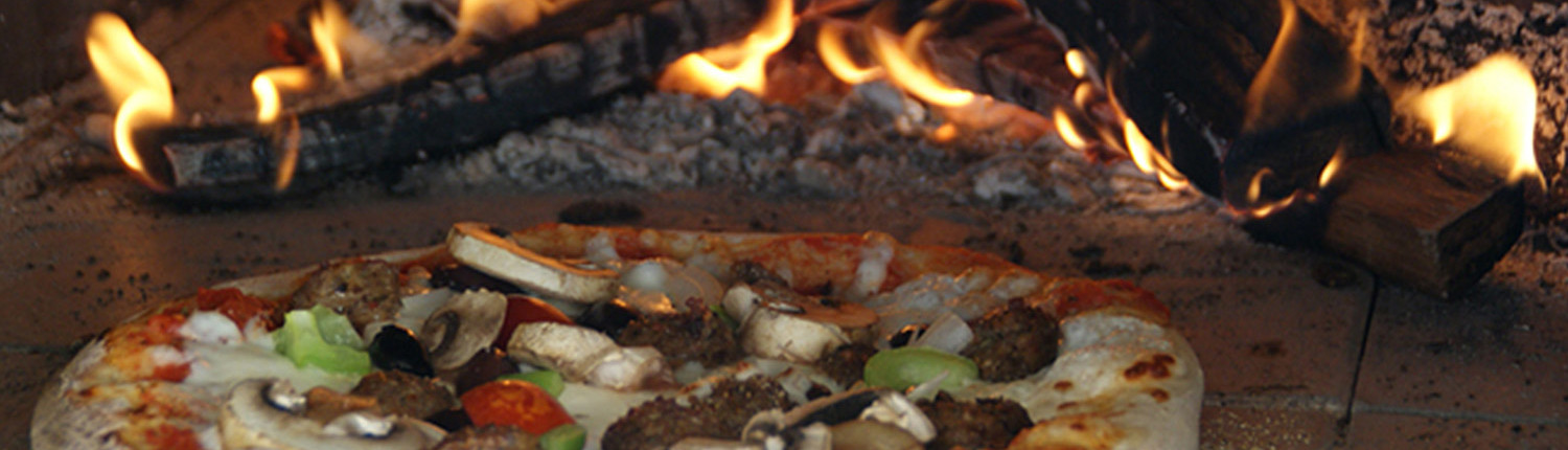 Classic wood fired pizza - on-site pizza catering