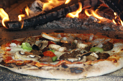 Classic wood-fired pizza